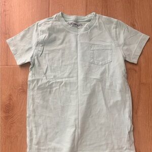 J. Crew Factory Light Green Kids Tee with Pocket